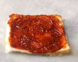 A picture of step 3 of Pin wheel bread sandwich.