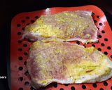 Foto del paso 4 de la receta: Solomillo a la mostaza y coliflor con tomate gratinada. Airfryer