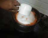 A picture of step 1 of Ghee rava kesarI.