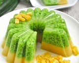 Foto langkah ke 5 dari resep Puding Lumut Lapis Nangka.