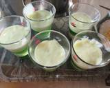 Pista custard with banana jelly & plum jam recipe step 3 photo