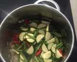 A picture of step 11 of Easy Mango Tofu Red Thai curry.