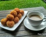 Foto langkah ke 4 dari resep Bola-Bola Ubi Crispy.