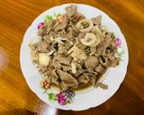 Hình bước làm 5 của món Bò xào củ hành