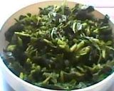 A picture of step 1 of Spinach Vegetable Snack 1🌿🌿🌿🥬🥬🥬aka Green.