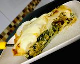 Foto del paso 9 de la receta: EMPANADA DE 🥬ESPINACAS🥬 Y 🐟ATÚN🐟 A LA 🍕FUGAZETA🍕
