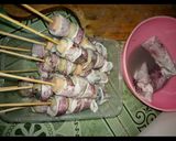 Foto langkah ke 1 dari resep Sate cumi sosis ala2 🐙.