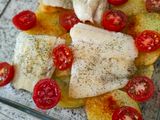 Lomos de bacalao con bechamel