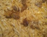 A picture of step 6 of Pork and Pasta with Cheese.