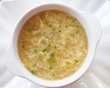 A picture of step 6 of Chicken corn soup.