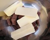 Valentin-napi süti ❤️Sajttortás-Brownie recept fázis 1 fotója
