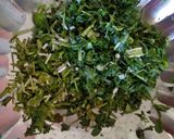 A picture of step 1 of Fenugreek kabab.