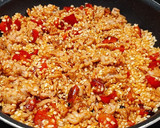 Foto del paso 2 de la receta: Arroz con pimiento y carne picada