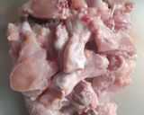 A picture of step 1 of Dhaba style Chicken masala.