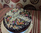 A picture of step 1 of Chocolate Fudge cake 💕 #CookpadRamadan #RamadanSpecial.