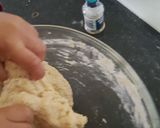 A picture of step 2 of Visheti /sweet coated fried tiny/ African donuts.