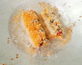 Hình bước làm 1 của món Kim bap chiên xù