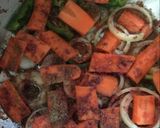 A picture of step 1 of Stuffed Zucchini and Grape Leaves with Chicken Wings.