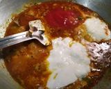 A picture of step 4 of Lauki kofta, rice and roti.