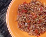 Foto langkah ke 5 dari resep Sambal Rebon Teri Medan.