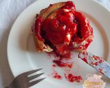 Pas rețetă Rulouri cu sos de zmeură / Raspberry rolls 3 fotografie