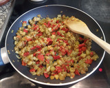 Foto del paso 6 de la receta: Hamburguesa de berenjena y pimiento de piquillo