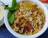 A picture of step 9 of Chicken biryani.