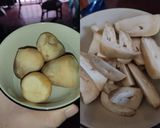 รูปขั้นตอนการทำที่ 1 ของ ห่อหมกไข่ใส่เห็ดฟางทอด