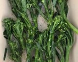 A picture of step 3 of Roast broccoli with rocket and lemon.