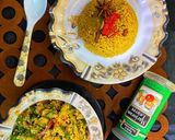 A picture of step 13 of Cous-cous salad😋😍.