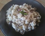 A picture of step 14 of Eggplant and sausage risotto.