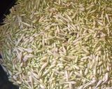 Foto langkah ke 2 dari resep Tumis Bunga Pepaya Tanpa Rasa Pahit.