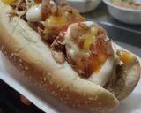 Foto del paso 14 de la receta: Perrito🌭caliente🥓de pollo🍗y tocineta🌭hawaiano🍍