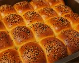 A picture of step 18 of Coconut Sesame Seeds Dinner Rolls.