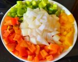 A picture of step 1 of Shaking Beef Fried Rice.