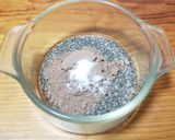 Foto del paso 1 de la receta: Pudín de chía con cocoa y yogurt