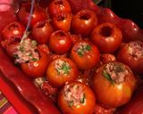 Une image de l'étape 3 de Tomates farcies à la viande.