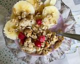Une image de l'étape 2 de Bowl fromage blanc - myrtilles / bananes / muesli.