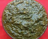 A picture of step 7 of Methi Palak And Amaranth Saag.