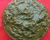 A picture of step 7 of Methi Palak And Amaranth Saag.