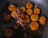 A picture of step 11 of Rajasthani Shahi Gatta Pulao.