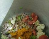 A picture of step 3 of Mix veg Daliya pulav healthy and tasty.