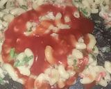 A picture of step 3 of Veg and pasta cubes.