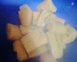 Foto del paso 3 de la receta: Empanadas de plátano verde rellenas de pollo alcaparrado