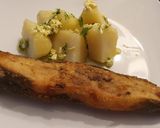 Foto del paso 5 de la receta: Rodaballo frito con cachelos y vinagreta de huevo