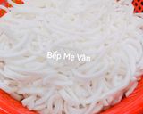 Hình bước làm 1 của món Mứt dừa dẻo ngũ sắc