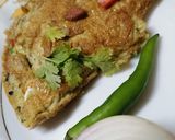 A picture of step 4 of Western Omelet 🍳🥚.