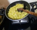 A picture of step 4 of Tricolour Pulao Independence Day Special.