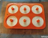 Foto del paso 15 de la receta: Donut o coronas individuales de almendras y chocolate