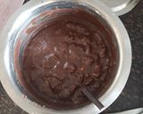 A picture of step 4 of Chocolate dessert loaded with dry fruits.